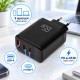 Зарядний пристрій Vinga 2xUSB-C + USB-A Display 65 W (VCR65ACCDB) Зарядний пристрій Vinga 2xUSB-C + USB-A Display 65 W (VCR65ACCDB)