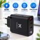 Зарядний пристрій Vinga 2xUSB-C + USB-A Display 65 W (VCR65ACCDB) Зарядний пристрій Vinga 2xUSB-C + USB-A Display 65 W (VCR65ACCDB)