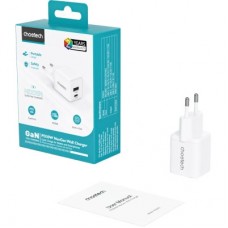 Зарядний пристрій Choetech 1xUSB-C PD30W PPS + 1xUSB QC3.0 (PD5012-EU-WH) - Фото