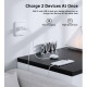 Зарядний пристрій Choetech 1xUSB-C PD30W PPS + 1xUSB QC3.0 (PD5012-EU-WH)