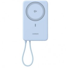 Батарея універсальна Ugreen 10000 mAh 30 W 1xUSB-C + 15 W Magnetic Wireless + cable USB-C blue (65839B) Батарея універсальна Ugreen 10000 mAh 30 W 1xUSB-C + 15 W Magnetic Wireless + cable USB-C blue (65839B)