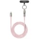 Дата кабель USB-C to USB-C 1.2m 60W pink Ugreen (35510)