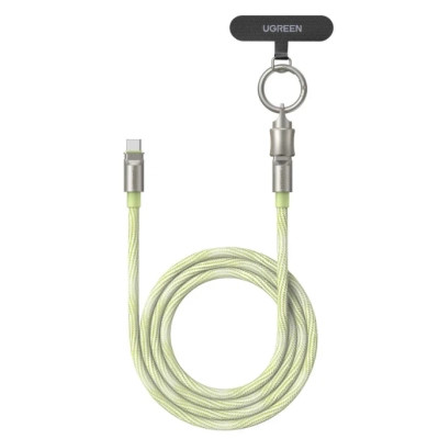 Дата кабель USB-C to USB-C 1.2m 60 W green Ugreen (35500)