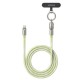 Дата кабель USB-C to USB-C 1.2m 60 W green Ugreen (35500)