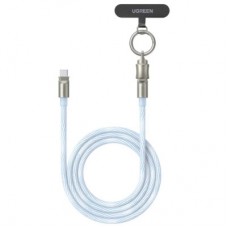 Дата кабель USB-C to USB-C 1.2m 60 W blue Ugreen (35511)