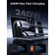 Дата кабель USB-C to USB-C 1.0m 240W 480Mbps braided black Ugreen (85973) Дата кабель USB-C to USB-C 1.0m 240W 480Mbps braided black Ugreen (85973)