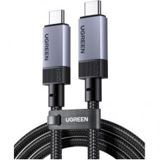 Дата кабель USB-C to USB-C 2.0m 240W 10Gbps braided black Ugreen (95619)