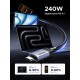 Дата кабель USB-C to USB-C 2.0m 240W 10Gbps braided black Ugreen (95619) Дата кабель USB-C to USB-C 2.0m 240W 10Gbps braided black Ugreen (95619)