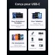Дата кабель USB-C to USB-C 2.0m 240W 10Gbps braided black Ugreen (95619) Дата кабель USB-C to USB-C 2.0m 240W 10Gbps braided black Ugreen (95619)