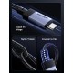 Дата кабель USB-C to USB-C 2.0m 240W 10Gbps braided black Ugreen (95619) Дата кабель USB-C to USB-C 2.0m 240W 10Gbps braided black Ugreen (95619)