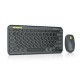 Комплект REAL-EL KIT-635W Wireless/Bluetooth Black (EL123100057)