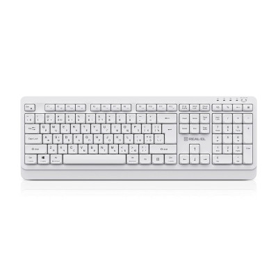 Клавиатура REAL-EL RK-761W Wireless White (EL123100059)