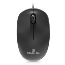Мишка REAL-EL RM-206 USB Black (EL123200061)