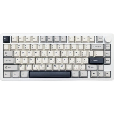 Клавіатура Attack Shark X86 RGB Wireless/Bluetooth/USB UA Starlight White (X86SW_AS)