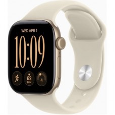 Смарт-часы Apple Watch Series 12 GPS 42mm Light Gold Aluminium Case with Sand Sport Band - S/M (MJED4RK/A)