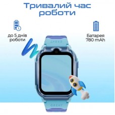 Смарт-часы HiFuture Kidguard G1 з GPS, 4G та камерою Black Grey (KidguardG1.Black-Grey) - Фото
