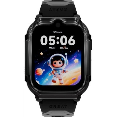 Смарт-часы HiFuture Kidguard G1 з GPS, 4G та камерою Black Grey (KidguardG1.Black-Grey)