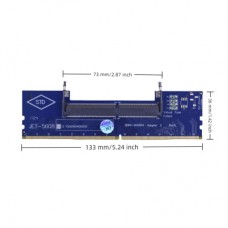 Конвертор Dynamode DDR4 Laptop SO-DIMM to Desktop DIMM RAM Memory (DM-DDR4-DIMM-Converter) Конвертор Dynamode DDR4 Laptop SO-DIMM to Desktop DIMM RAM Memory (DM-DDR4-DIMM-Converter) - Фото