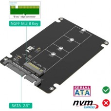 Конвертор Dynamode 2.5'' SATA to M.2 (NGFF) SSD 22*30mm, 22*42mm, 22*60mm, 22*80mm (S103-1N-P) Конвертор Dynamode 2.5'' SATA to M.2 (NGFF) SSD 22*30mm, 22*42mm, 22*60mm, 22*80mm (S103-1N-P) - Фото