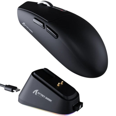 Мышка Attack Shark G3 PRO Wireless/Bluetooth Black (G3PROB_AS)