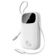 Батарея універсальна Baseus 10000mAh EnerFill FC31 Qpow 3 45W PD/3.0 QC/4.0 White (E0028C01)