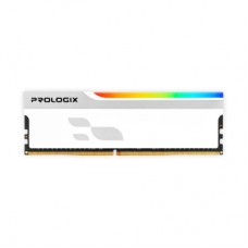 Модуль пам'яті для комп'ютера DDR5 16GB 6000 MHz Onyx White RGB Prologix (PRO16GB6000YWR5)