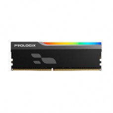 Модуль пам'яті для комп'ютера DDR5 16GB 6000 MHz Onyx Black RGB Prologix (PRO16GB6000YBR5)