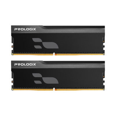 Модуль пам'яті для комп'ютера DDR5 32GB (2x16GB) 6000 MHz Onyx Black Prologix (PRO32GB6000YB5K)