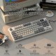 Клавіатура Attack Shark K86 RGB Wireless/Bluetooth/USB UA Gradient Black (K86BG_AS)