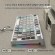 Клавіатура Attack Shark K86 RGB Wireless/Bluetooth/USB UA Gradient Black (K86BG_AS)