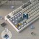 Клавіатура Attack Shark K86 RGB Wireless/Bluetooth/USB UA Gradient Black (K86BG_AS)