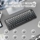 Клавіатура Attack Shark X66 RGB Wireless/Bluetooth/USB UA Moonlit Night (X66MN_AS)