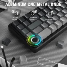 Клавіатура Attack Shark X66 RGB Wireless/Bluetooth/USB UA Moonlit Night (X66MN_AS) - Фото