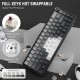 Клавіатура Attack Shark X66 RGB Wireless/Bluetooth/USB UA Moonlit Night (X66MN_AS)