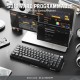 Клавіатура Attack Shark X66 RGB Wireless/Bluetooth/USB UA Moonlit Night (X66MN_AS)