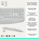 Комплект Logitech Signature Comfort Plus MK880 Wireless/USB-C UA Off-White (920-014033)