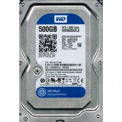 Жесткий диск 3.5"  500Gb Western Digital (WD5000AZLX)