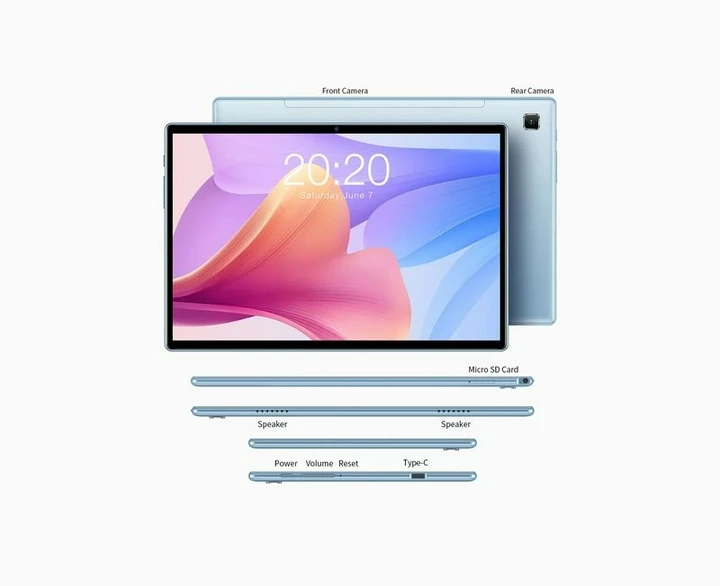Планшетный ПК Teclast P20S 4/64GB 4G Dual Sim Ice Blue (TLA007/M5A1/TL-102773) Планшетный ПК Teclast P20S 4/64GB 4G Dual Sim Ice Blue (TLA007/M5A1/TL-102773)