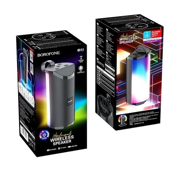 Портативная Bluetooth Колонка Borofone BR5 Black Портативная Bluetooth Колонка Borofone BR5 Black