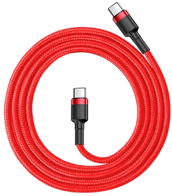 Кабель Baseus Type-C 3A PD 2.0 60W 2.0м (CATKLF-H09) Red Кабель Baseus Type-C 3A PD 2.0 60W 2.0м (CATKLF-H09) Red