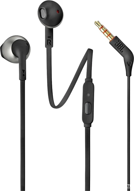 Оригінальні навушники JBL T205 (JBLT205BLK) Black - Фото