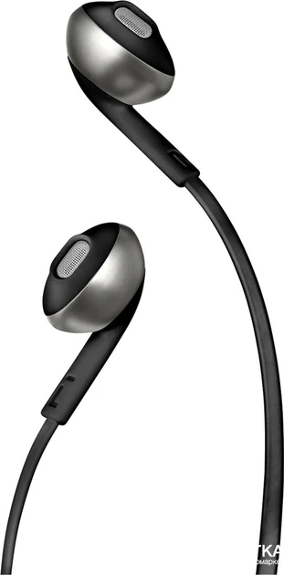 Оригінальні навушники JBL T205 (JBLT205BLK) Black - Фото