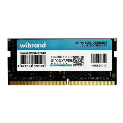 Модуль памяти для ноутбука SoDIMM DDR4 8GB 2666 MHz Wibrand (WI2666DDR4S/8GB)