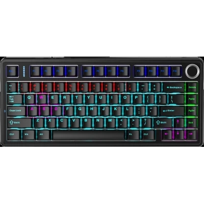 Клавиатура Aula F75 keycap KRGD Blue USB UA Black (6948391202846)