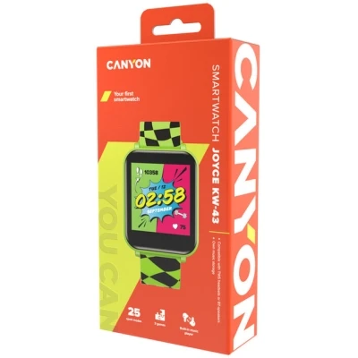 Смарт-годинник Canyon Joyce KW-43 DUAL BT Music Green (CNE-KW43YB) - Фото