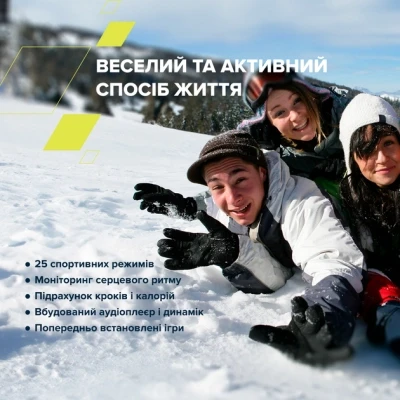 Смарт-годинник Canyon Joyce KW-43 DUAL BT Music Green (CNE-KW43YB) - Фото