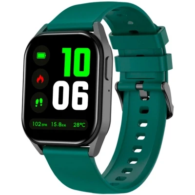 Смарт-годинник Canyon Chatter SW-58 BT-CALL Black Green (CNS-SW58BG) - Фото