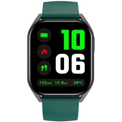 Смарт-годинник Canyon Chatter SW-58 BT-CALL Black Green (CNS-SW58BG) - Фото