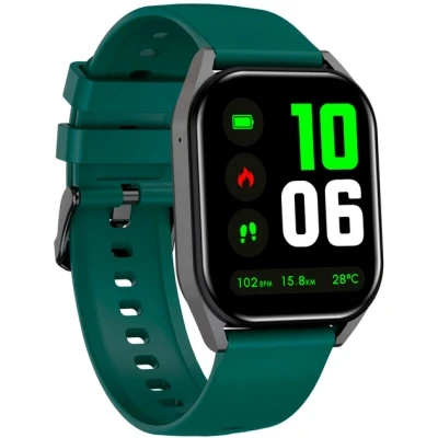 Смарт-годинник Canyon Chatter SW-58 BT-CALL Black Green (CNS-SW58BG) - Фото