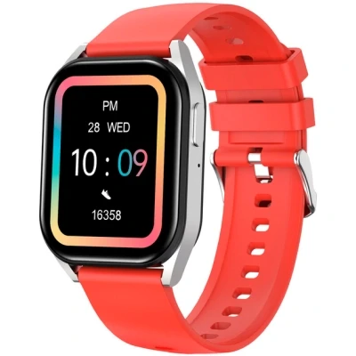 Смарт-годинник Canyon Chatter SW-58 BT-CALL Silver Red (CNS-SW58RR) - Фото